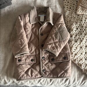 Janie and jack quilted winter coat 6-12mths-2T